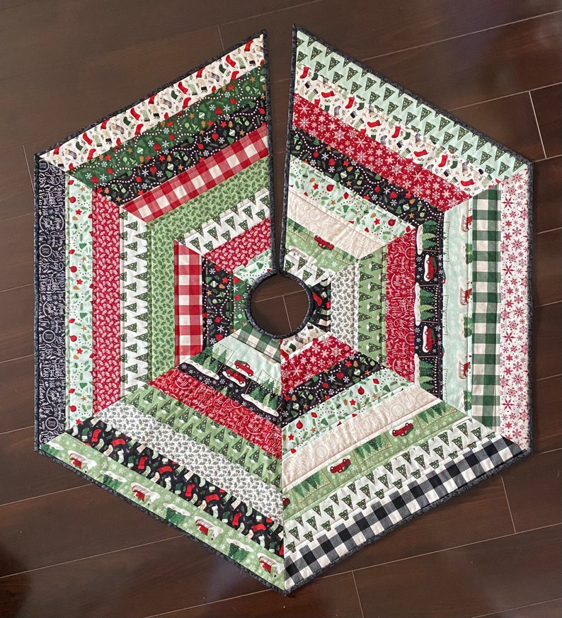 Handmade Quilted Christmas Tree Skirt Etsy