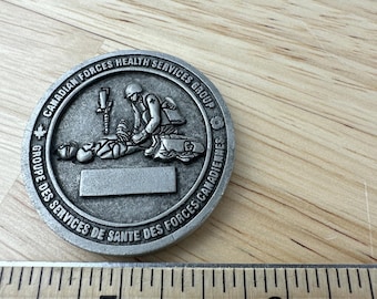 Canadian Forces Health Services Group Challenge Coin Militi Succurrimus