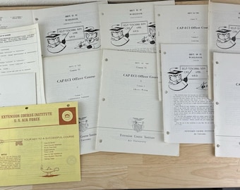 Extension Course Institute Officer Course Air University Vol. 1 2 3 4 5 /extras