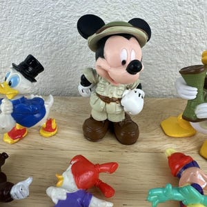 Disney Mickey Mouse Safari / Duck Tales PVC Figure Mixed Lot Darkwing Animal image 4