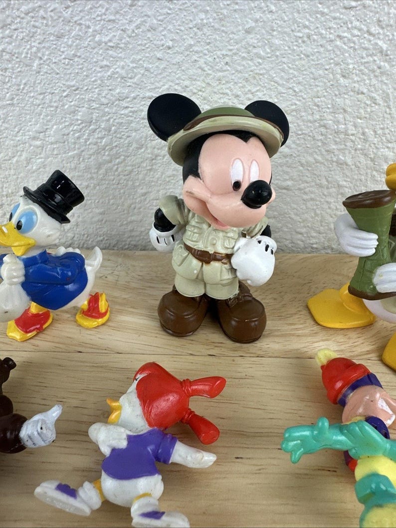 Disney Mickey Mouse Safari / Duck Tales PVC Figure Mixed Lot Darkwing Animal image 4