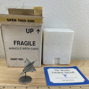 Franklin Mint The Worlds Greatest Aircraft Collectible Pewter Mirage III