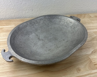 Vtg Guardian Ware Cookware, 13"x10"x2" Roaster/Platter/Tray, Hammered/Cast Alum.