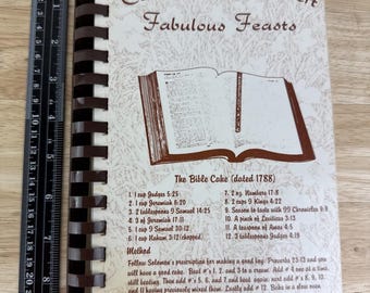 Vintage Spiral Cookbook Cathedral of the Desert Richland Church Recipe Book