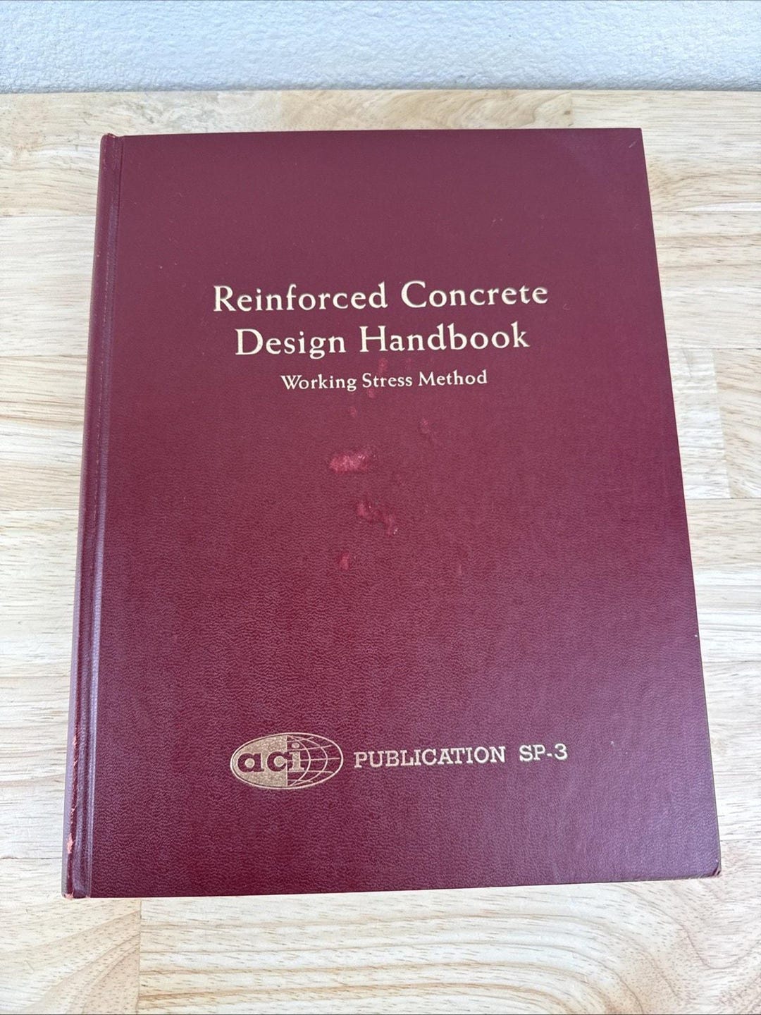 Reinforced Concrete Design Handbook Working Stress Method ACI SP-3 - Etsy