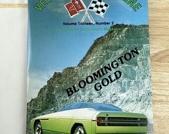 Vette Vues Corvette Magazine Vol 13 #2 September 1984 Bloomington Gold Green