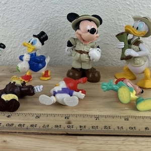 Disney Mickey Mouse Safari / Duck Tales PVC Figure Mixed Lot Darkwing Animal image 1