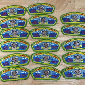 BSA 2001 National Jamboree Blue Mountain Council CSP Shoulder Patch Lot 20