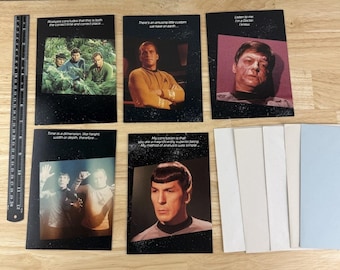 5 Star Trek Happy Birthday V-Day Valentines Greeting Card and Envelopes Trekkie