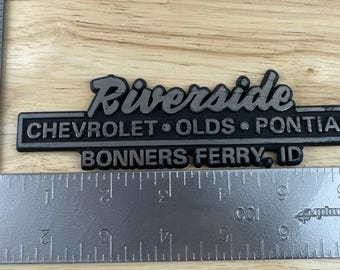 Riverside Chevy Bonners Ferry Idaho ID Car Dealership Dealer Emblem Badge Logo