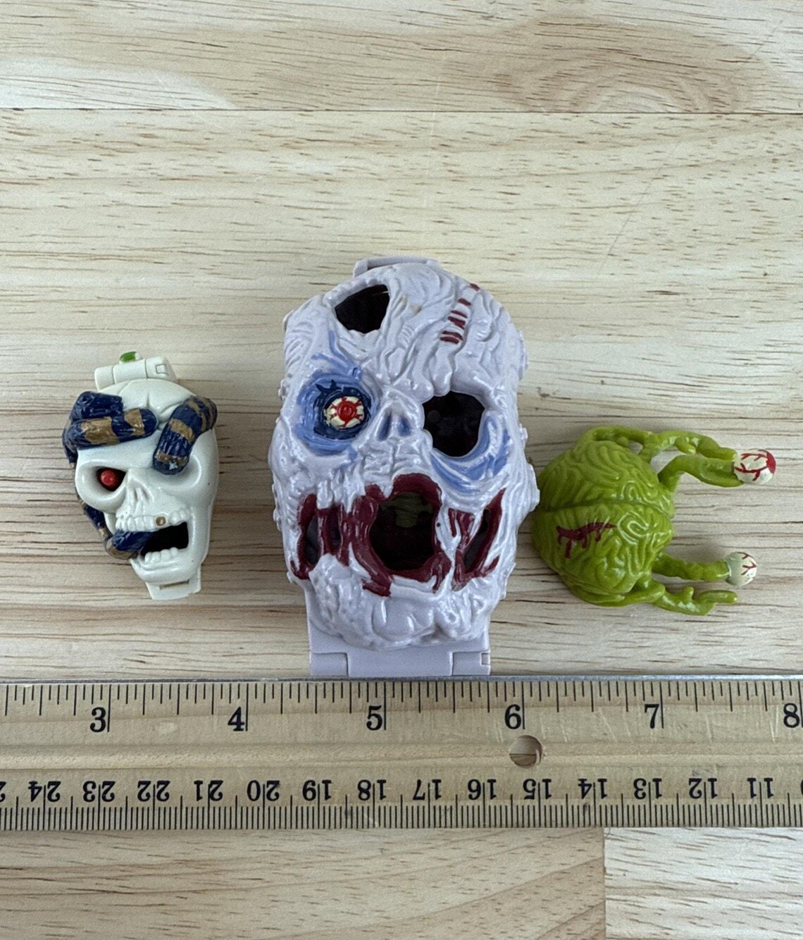 Mighty Max Horror Heads Neutralizes Zomboid Wraptile Bluebird Toys 