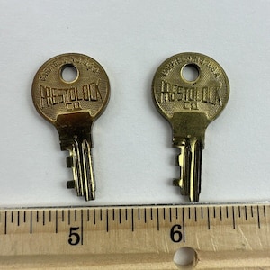Presto Lock Corp Lot Of 2 Keys Luggage, Suitcase Key