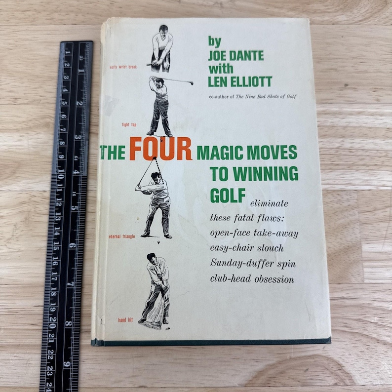 The Four Magic Moves to Winning Golf Joe Dante Len Elliott Hardcover 1962 Rare Bild 1