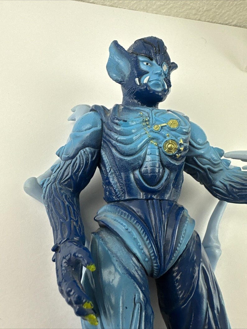 Baboo Evil Space Alien Mighty Morphin Power Rangers 1993 Bandai Figure Bild 2