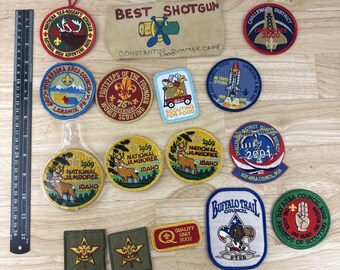 BSA Boy Scouts of America Mixed Patches Lot 1969 Idaho, Texas Space W/ OTHERS