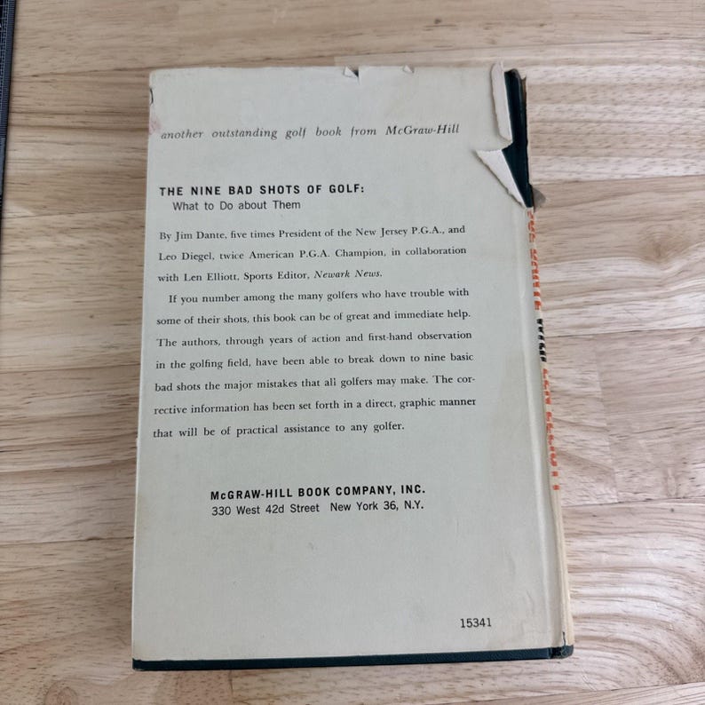 The Four Magic Moves to Winning Golf Joe Dante Len Elliott Hardcover 1962 Rare Bild 6