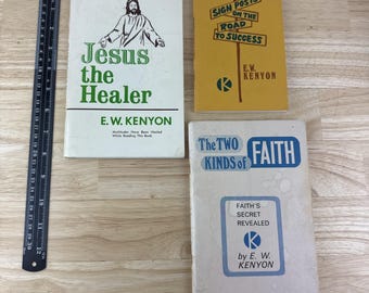 3 E.W. Kenyon Religious Booklets Christian Books Faith Religion Softcover