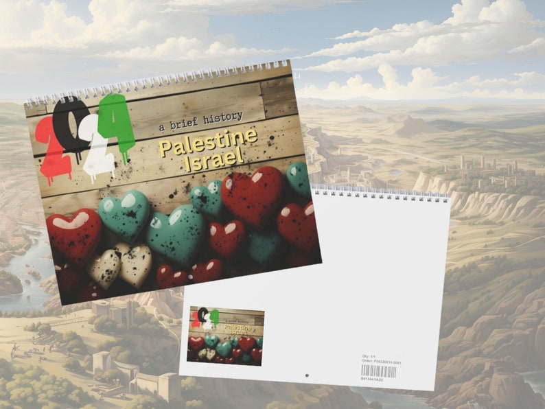Calendar 2025 Wall Calendar Palestine Israel History Gift Etsy UK