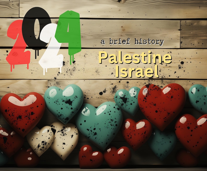 Calendar 2024 Wall Calendar Palestine Israel History Gift Etsy UK