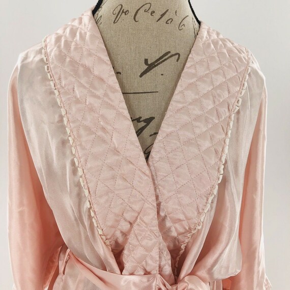 Vintage Intimate Concepts Terry Russo Satin Robe D