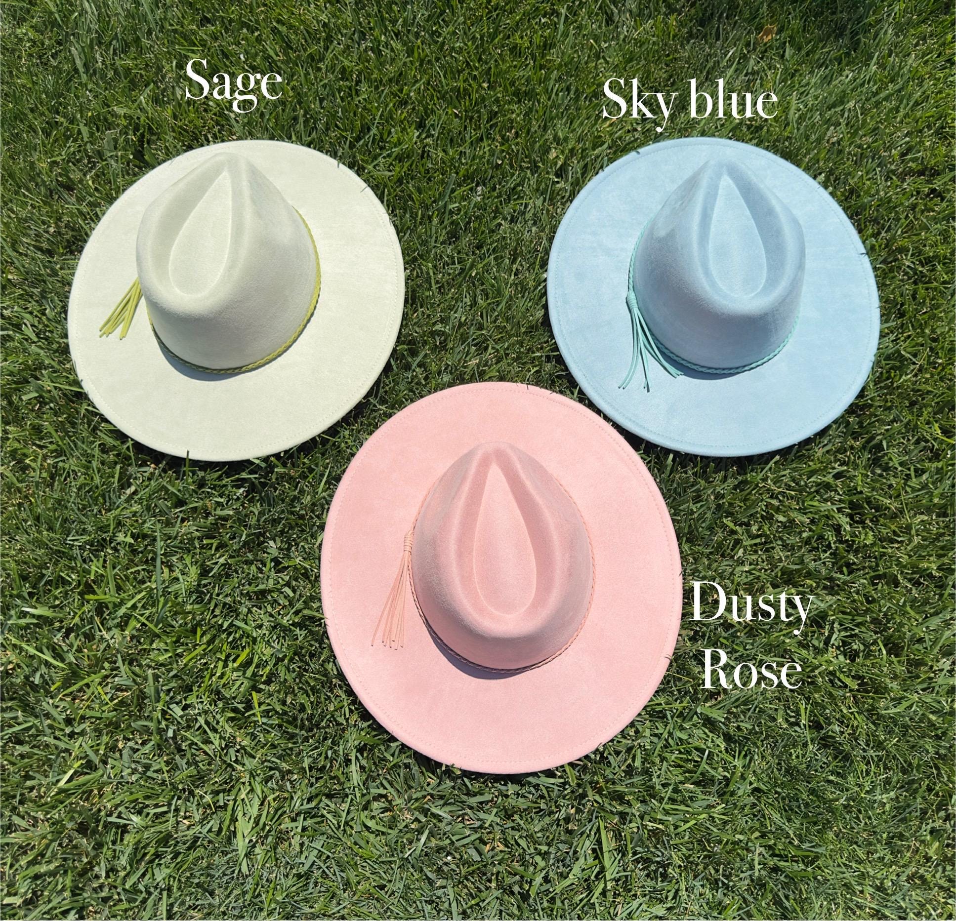 Birth Month Flower custom burned hat - Mother's Day - gift for her - wide brim hat