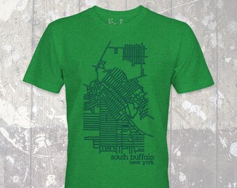 South Buffalo Map T-Shirt