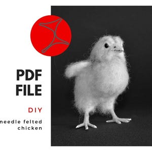Baby Chicken Bird felting + feet two in one PDF
