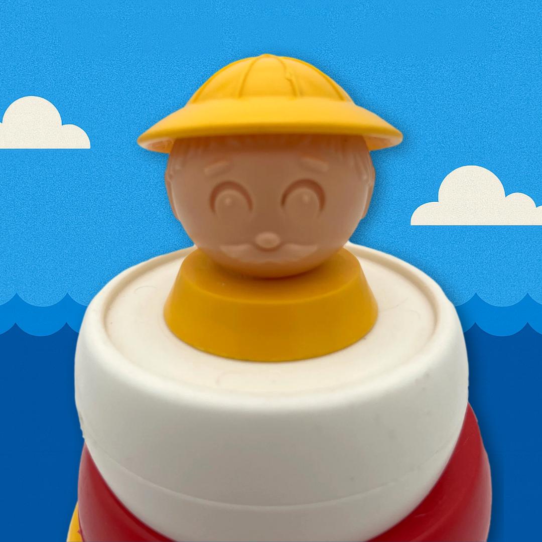 JOUET VINTAGE TUPPERWARE TUPPERTOYS LITTLE LIGHT HOUSE le petit phare 1985 EUR 49,00 - FR