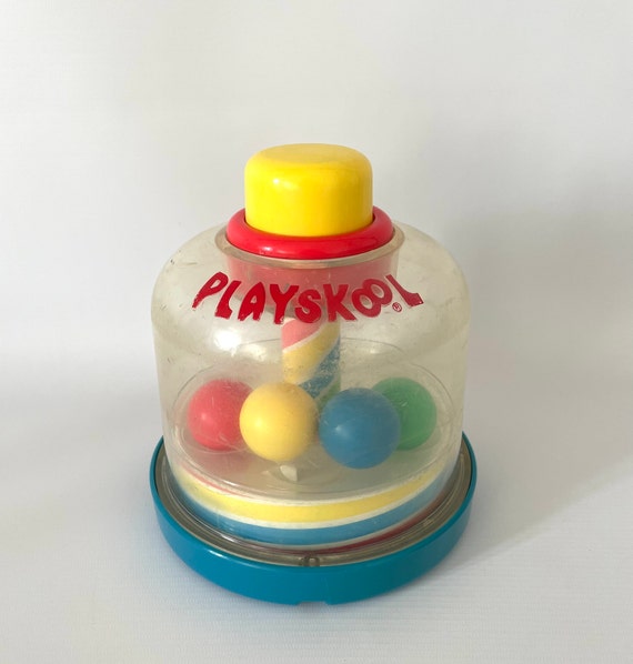 PLAYSKOOL SPINNING TOP With Bouncing Balls 1991 Etsy Hong Kong