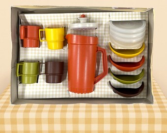 Vieux Jeu De Dinette Tupperware Mini Mix - La Petite Pâtissière, édition 1979
