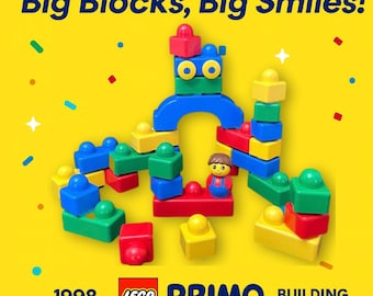 1998 LEGO PRIMO Building Fun #2019 , Year 1998, Lego Baby, Lego Duplo, Lego Vintage