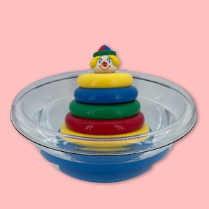 80&#39;s PYRAMIDE CLOWN - GIGOGNE Toy - Bath toy - Outdoor toy / Age 1+