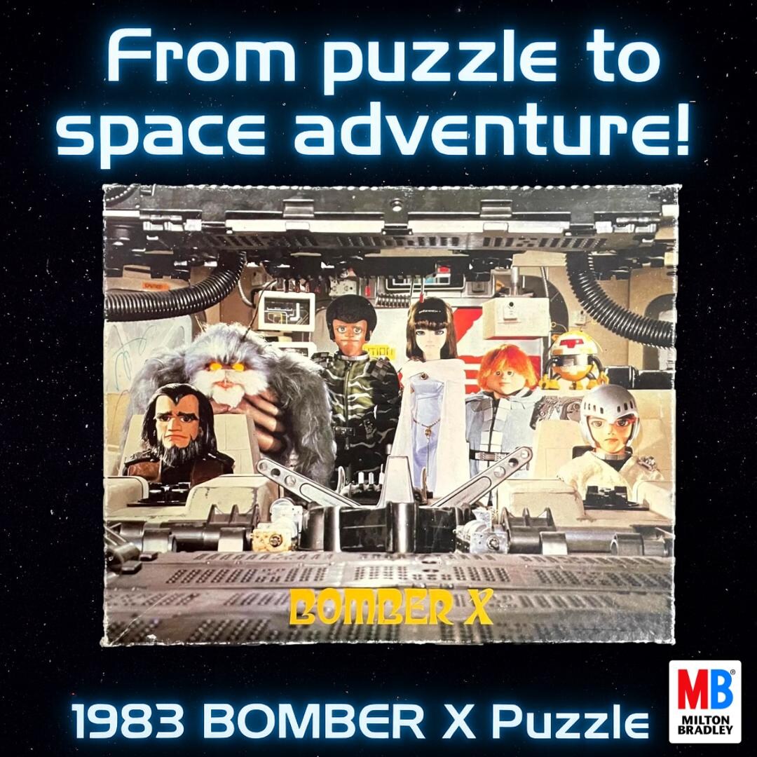 Vintage Bomber X Puzzle: 1983 MB 100-piece Sci-fi Anime - Etsy