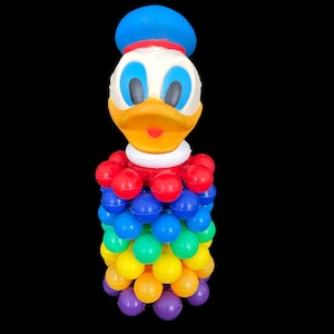 DONALD DUCK Stacking Toy - 70&#39;s - © Walt Disney Productions