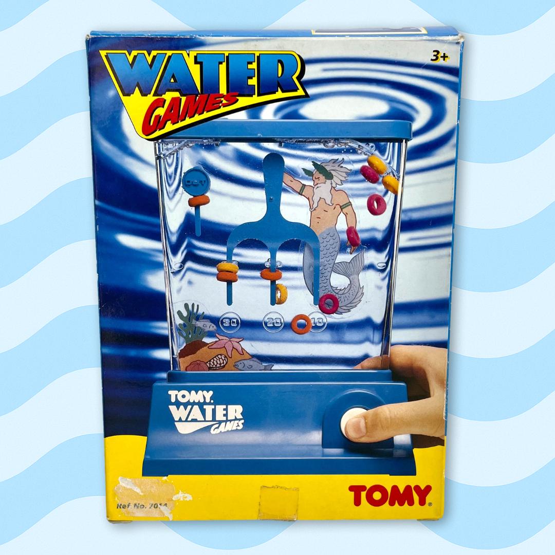 ヴィンテージ TOMY ネプチューノ ウォーターゲーム：80年代の手持ち式