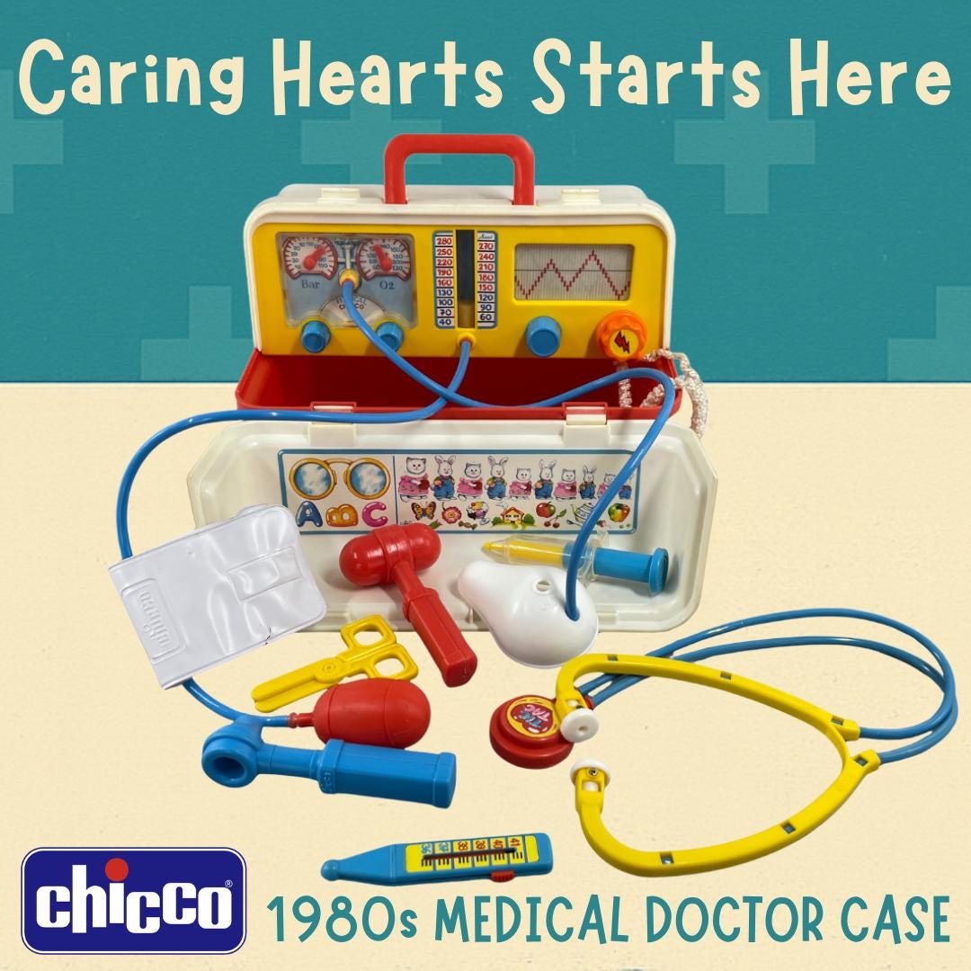 CHICCO 1980s Medical Doctor Case – A Realistic Vintage Treasure