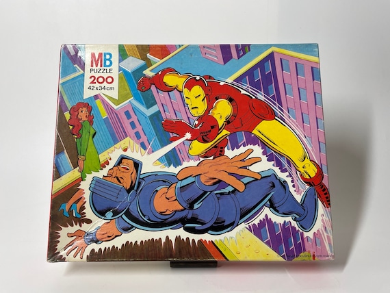 1978 IRON MAN Puzzle MB Vintage Puzzle Milton Bradley Milton Bradley Puzzle  Super Heros the Controller Marvel Comics -  Norway