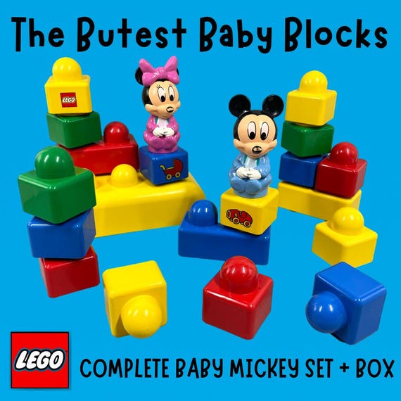 ヴィンテージ レゴ ベビー ミッキー＆ミニー ビルディングセット