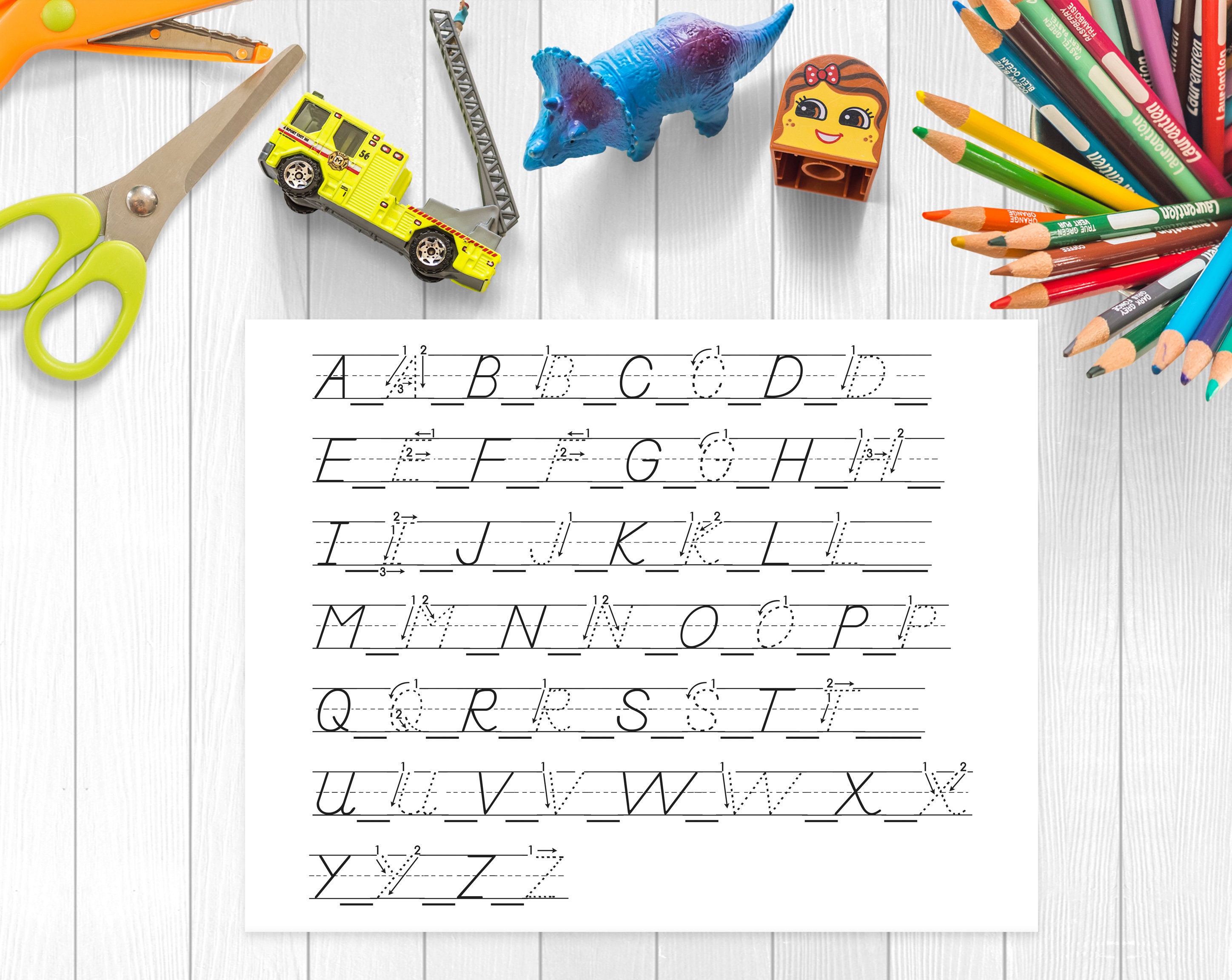 alphabet-tracing-handwriting-practice-worksheet-d-nealian-etsy
