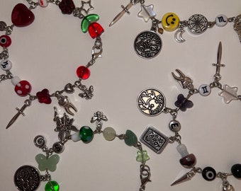 Zodiac charm bracelet