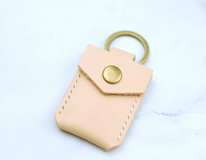 10 pc Genuine Leather Pound Coin Keyring Guitar Pick holder SD card holder Mini wallet keychain with personalized customize option