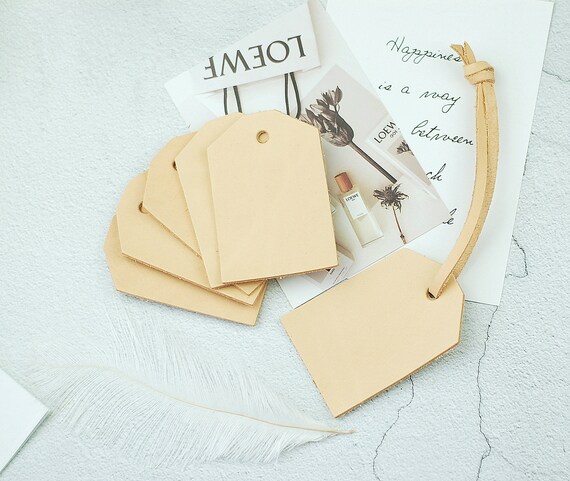 blank leather luggage tags bulk