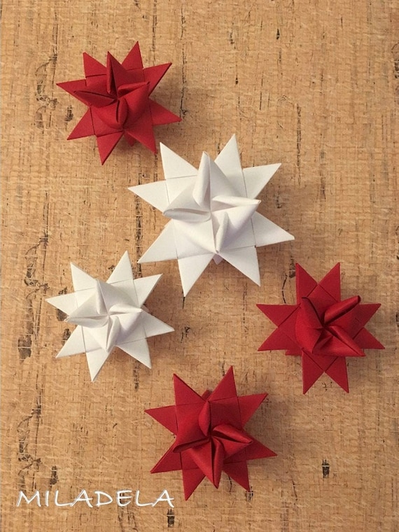 Origami Froebel Star (traditional) - Christmas 