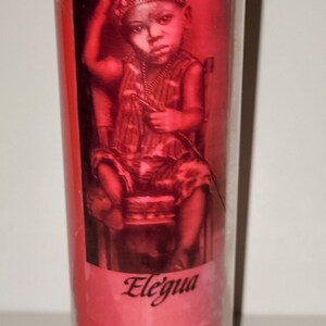 Elegua 7-day Candle | Orisha Elegua | Prosperity Candle | Change Candle