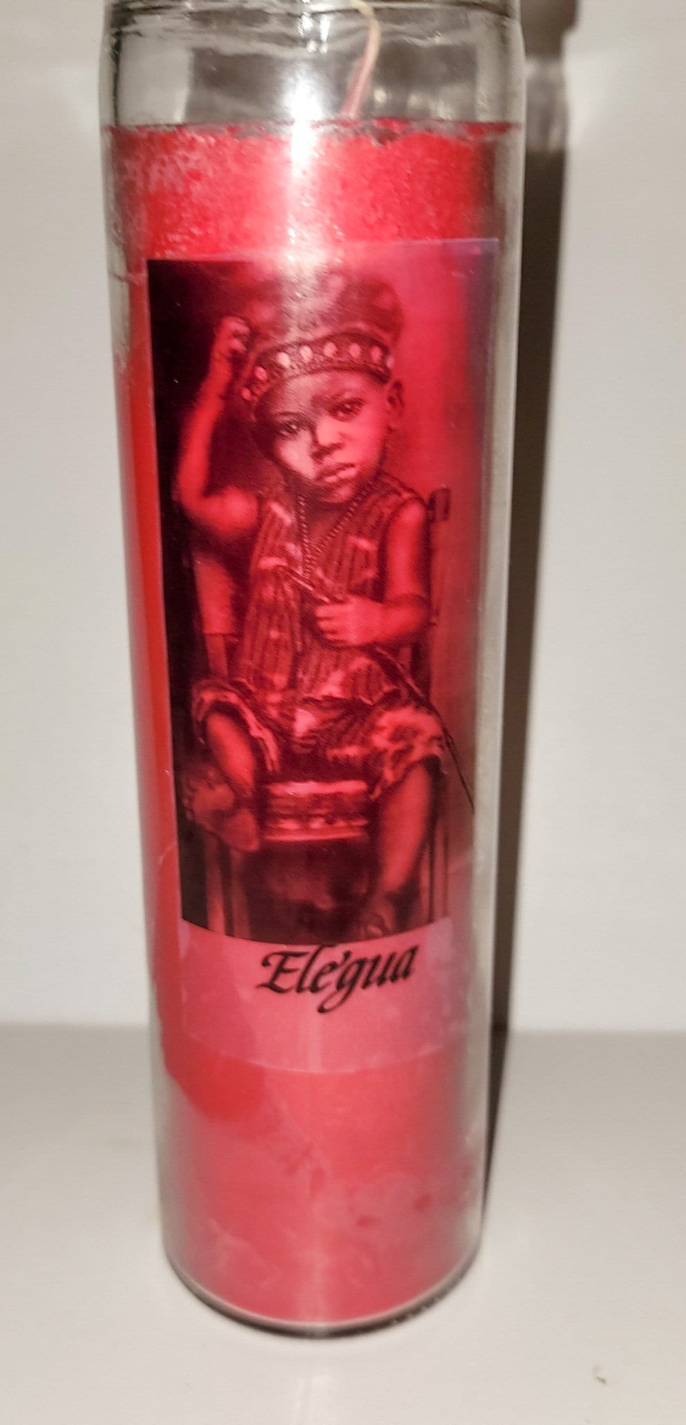 Elegua 7-day Candle Orisha Elegua Prosperity Candle Change Candle Red