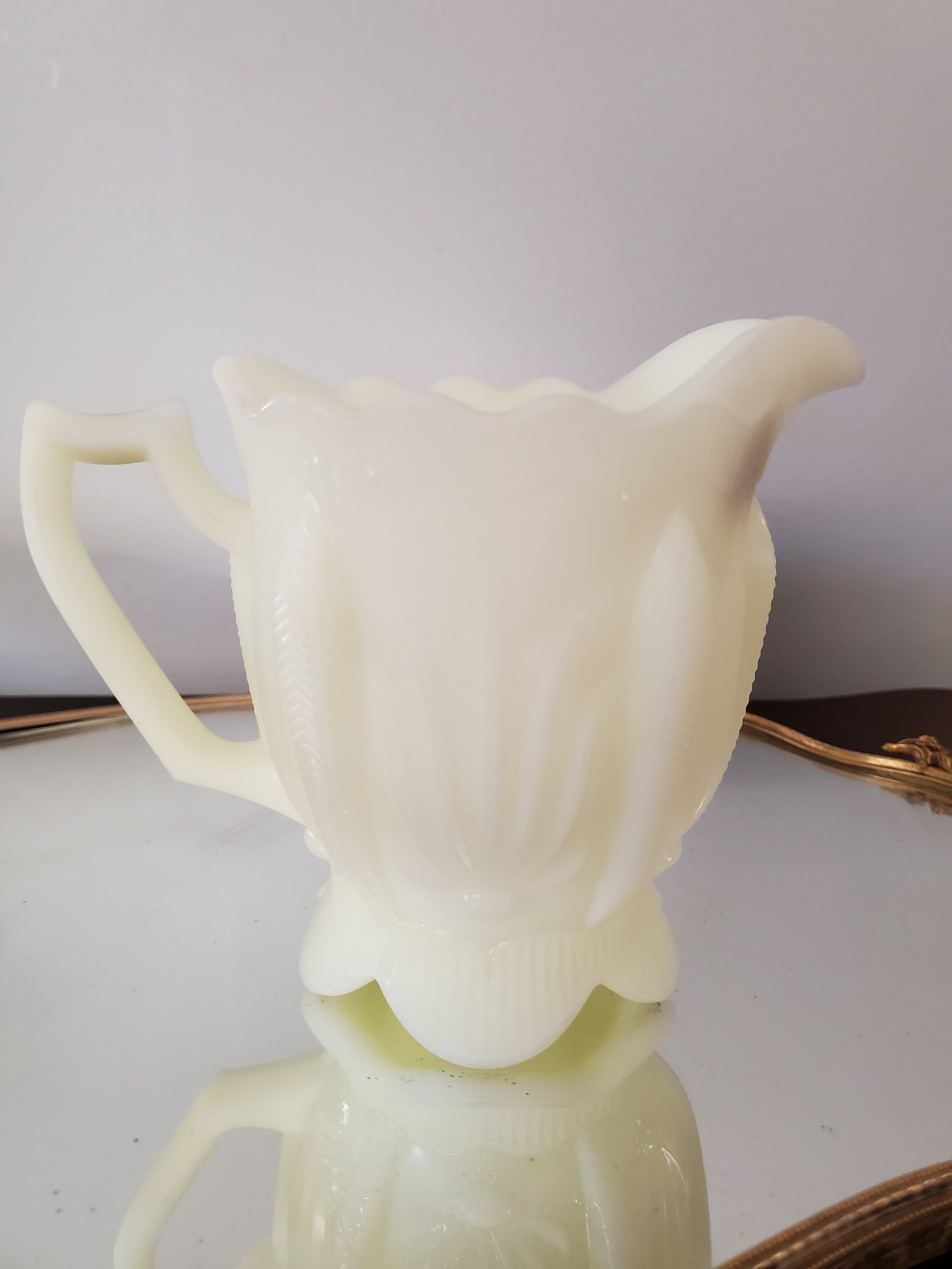 Fenton Uranium Custard Glass Authentic Etsy