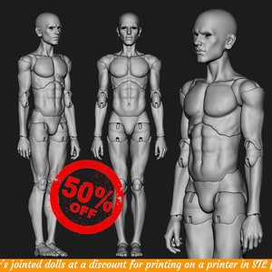 Nestor - lalka BJD chłopiec model 3D \ Kobieta \ figurki \ lalka przegubowa \ dębowa \ wydruk 3D \ postać \ twarz