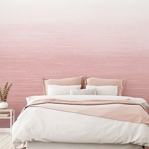 Purple Peach Pink Sky Ombre Removable Wallpaper Peel and Stick ...