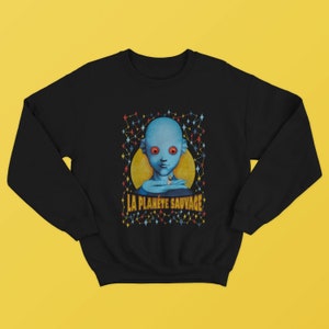 70s Cult Movie shirt,Fantastic Planet, sci fi weird movie, vintage sweatshirt