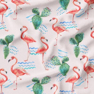 Flamingo clip art  Summer digital paper Summer clipart